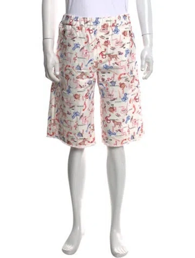 Pre-owned Marcell Von Berlin Printed Shorts In Multi