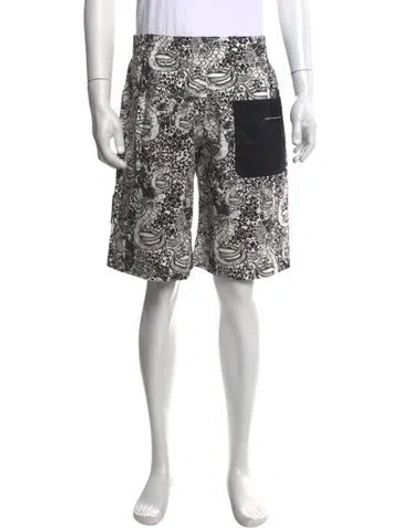 Pre-owned Marcell Von Berlin Printed Shorts W/ Tags In White