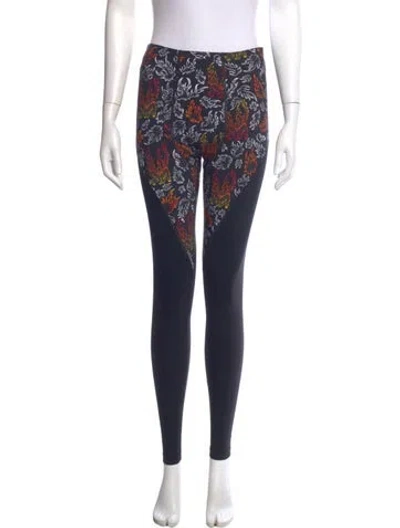 Pre-owned Marcell Von Berlin Printed Skinny Leg Pants In Blue