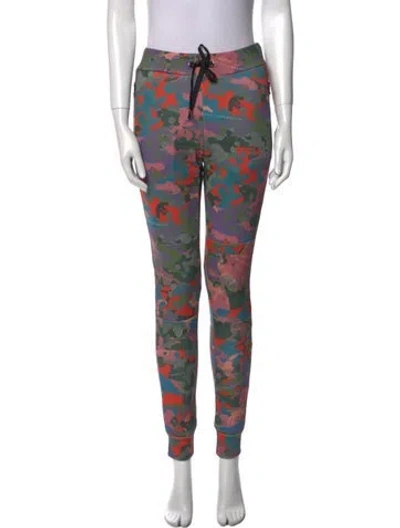 Pre-owned Marcell Von Berlin Printed Skinny Leg Pants In Multi