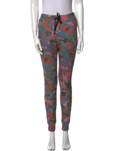 Pre-owned Marcell Von Berlin Printed Skinny Leg Pants In Multi