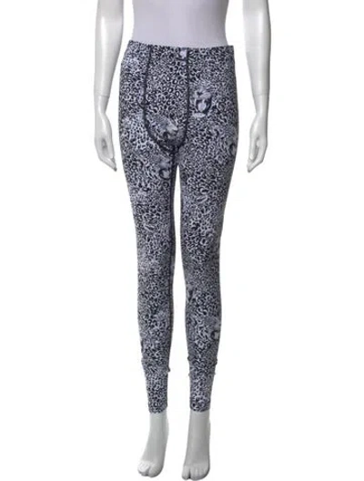 Pre-owned Marcell Von Berlin Printed Skinny Leg Pants In Multi