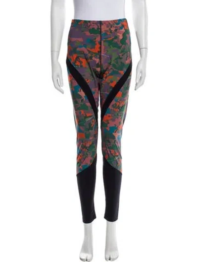 Pre-owned Marcell Von Berlin Printed Skinny Leg Pants In Multi