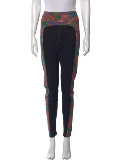 Pre-owned Marcell Von Berlin Printed Skinny Leg Pants W/ Tags In Black