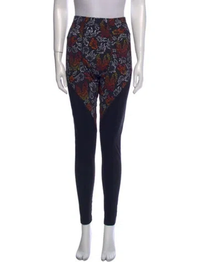Pre-owned Marcell Von Berlin Printed Skinny Leg Pants W/ Tags In Black