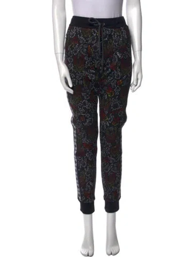 Pre-owned Marcell Von Berlin Printed Skinny Leg Pants W/ Tags In Black