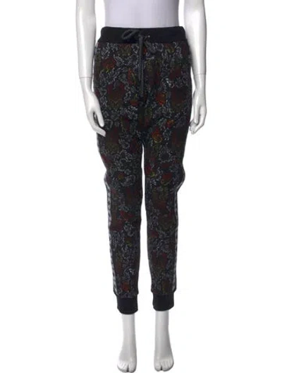 Pre-owned Marcell Von Berlin Printed Skinny Leg Pants W/ Tags In Black