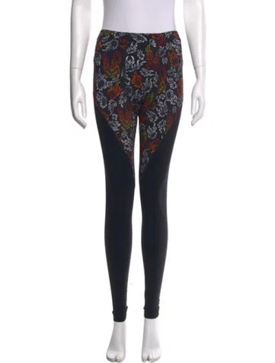 Pre-owned Marcell Von Berlin Printed Skinny Leg Pants W/ Tags In Black