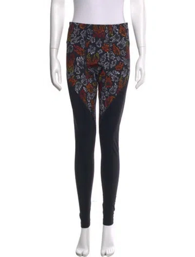 Pre-owned Marcell Von Berlin Printed Skinny Leg Pants W/ Tags In Black