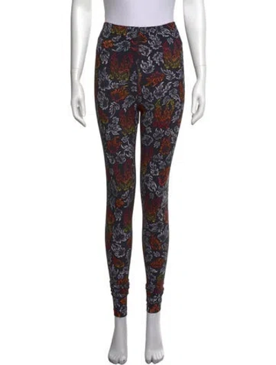 Pre-owned Marcell Von Berlin Printed Skinny Leg Pants W/ Tags In Blue