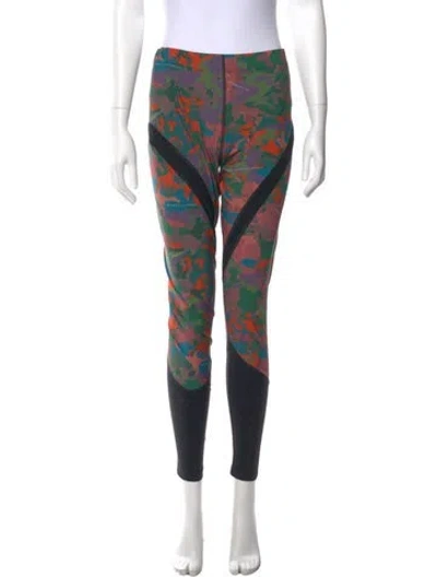 Pre-owned Marcell Von Berlin Printed Skinny Leg Pants W/ Tags In Green