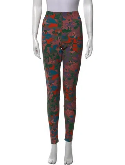 Pre-owned Marcell Von Berlin Printed Skinny Leg Pants W/ Tags In Multi