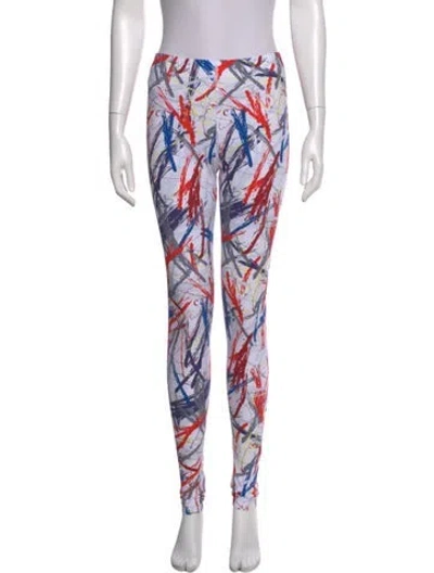 Pre-owned Marcell Von Berlin Printed Skinny Leg Pants W/ Tags In Multi
