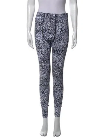 Pre-owned Marcell Von Berlin Printed Skinny Leg Pants W/ Tags In Multi