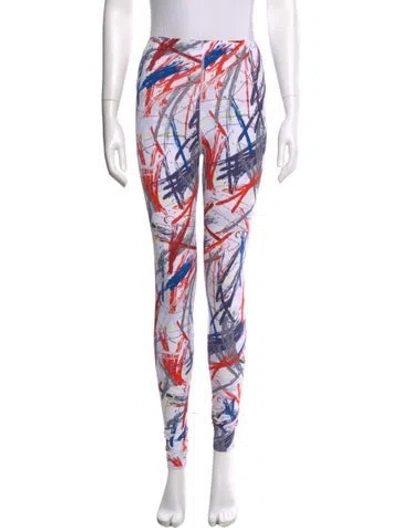 Pre-owned Marcell Von Berlin Printed Skinny Leg Pants W/ Tags In Multi