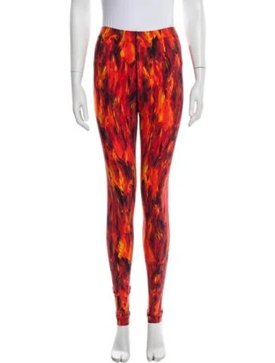 Pre-owned Marcell Von Berlin Printed Skinny Leg Pants W/ Tags In Multi