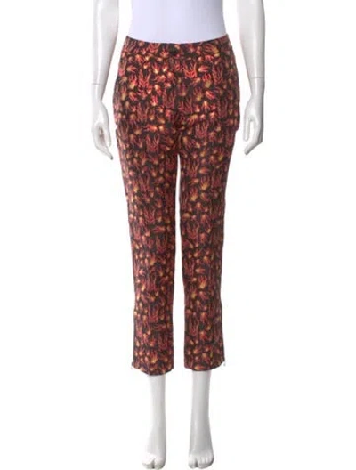 Pre-owned Marcell Von Berlin Printed Straight Leg Pants In Multi