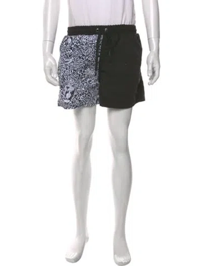Pre-owned Marcell Von Berlin Printed Swim Trunks In Multi