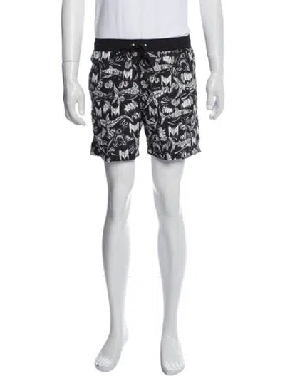 Pre-owned Marcell Von Berlin Printed Swim Trunks In Multi
