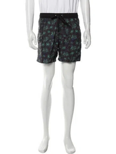 Pre-owned Marcell Von Berlin Printed Swim Trunks W/ Tags In Multi