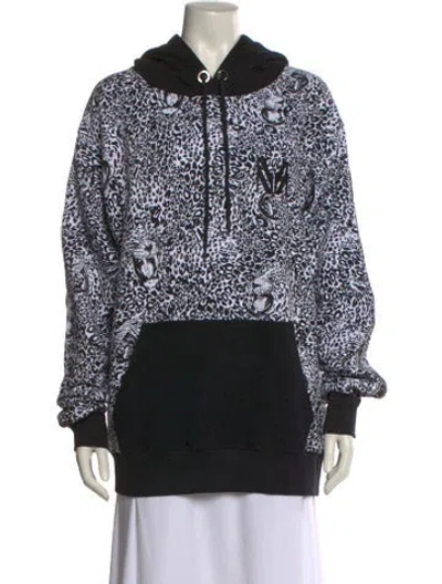 Pre-owned Marcell Von Berlin Printed Turtleneck Sweatshirt In Black