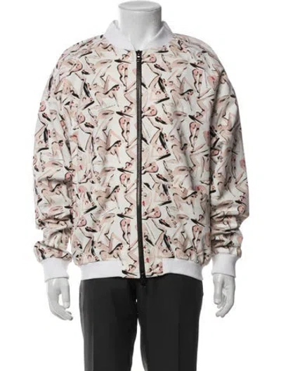 Pre-owned Marcell Von Berlin Printed Windbreaker W/ Tags In Neutral