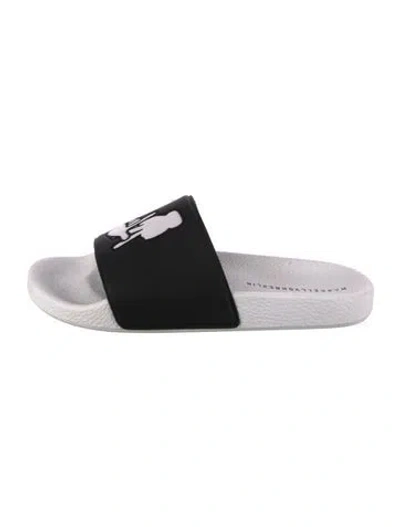 Pre-owned Marcell Von Berlin Rubber Colorblock Pattern Slides In Multi