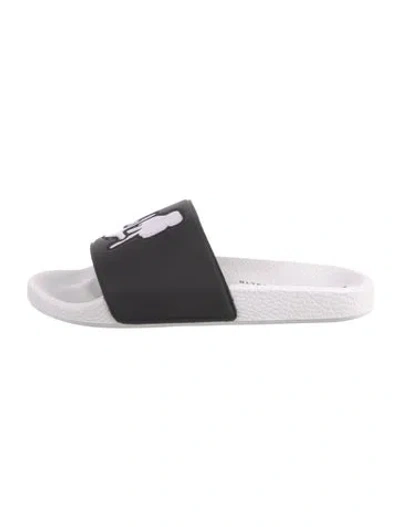 Pre-owned Marcell Von Berlin Rubber Graphic Print Slides In Multi