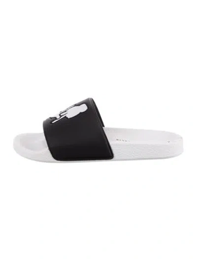 Pre-owned Marcell Von Berlin Rubber Graphic Print Slides In Multi