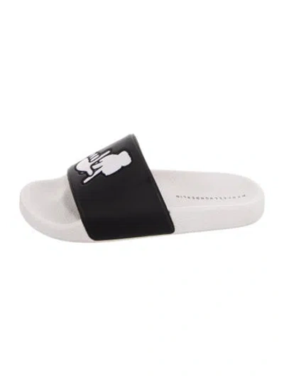 Pre-owned Marcell Von Berlin Rubber Printed Slides In Black