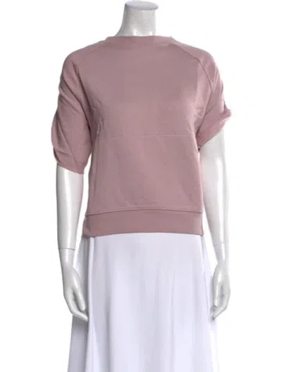 Pre-owned Marcell Von Berlin Scoop Neck Short Sleeve Sweatshirt In Multi