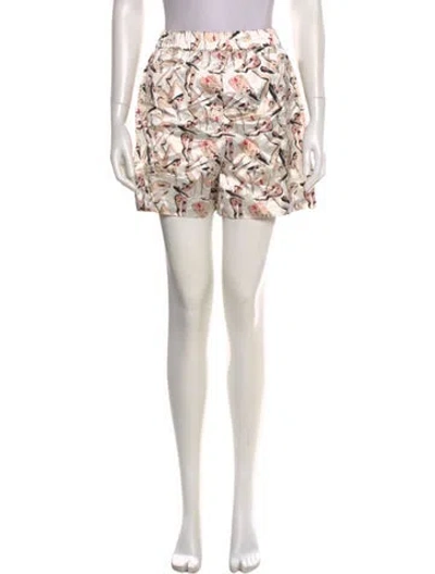 Pre-owned Marcell Von Berlin Silk Mini Shorts In White