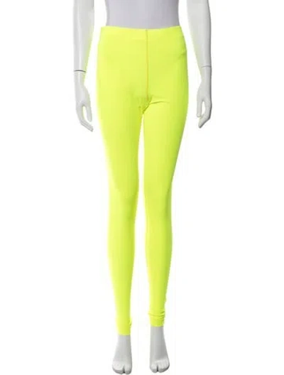 Pre-owned Marcell Von Berlin Skinny Leg Pants W/ Tags In Yellow