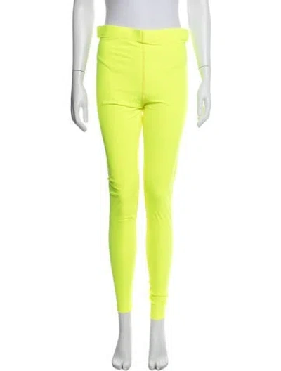 Pre-owned Marcell Von Berlin Skinny Leg Pants W/ Tags In Yellow