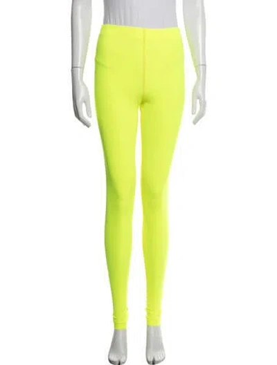 Pre-owned Marcell Von Berlin Skinny Leg Pants W/ Tags In Yellow