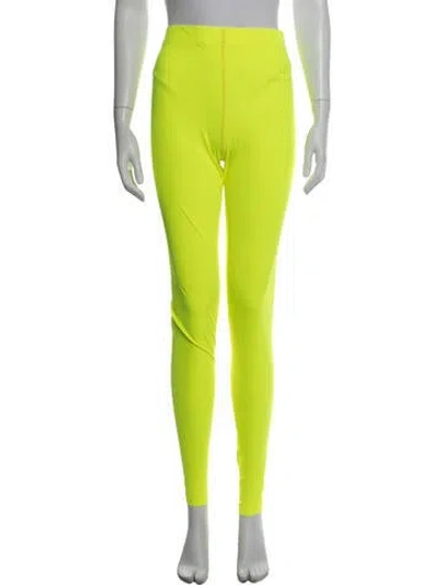 Pre-owned Marcell Von Berlin Skinny Leg Pants W/ Tags In Yellow