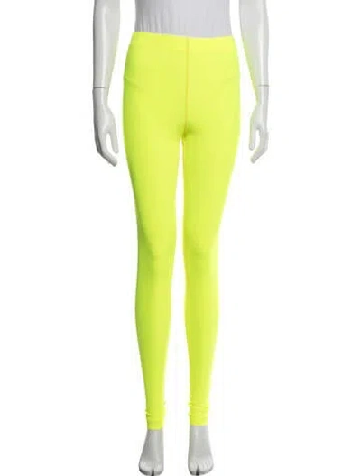 Pre-owned Marcell Von Berlin Skinny Leg Pants In Yellow