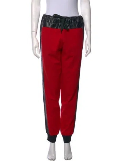 Pre-owned Marcell Von Berlin Straight Leg Pants In Red