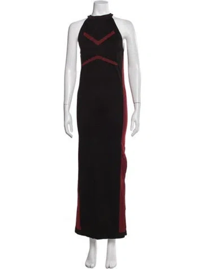 Pre-owned Marcell Von Berlin Striped Long Dress In Multi