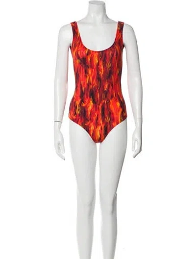 Pre-owned Marcell Von Berlin Striped One-piece W/ Tags In Black