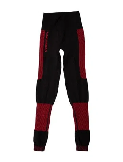 Pre-owned Marcell Von Berlin Striped Skinny Leg Pants W/ Tags In Red