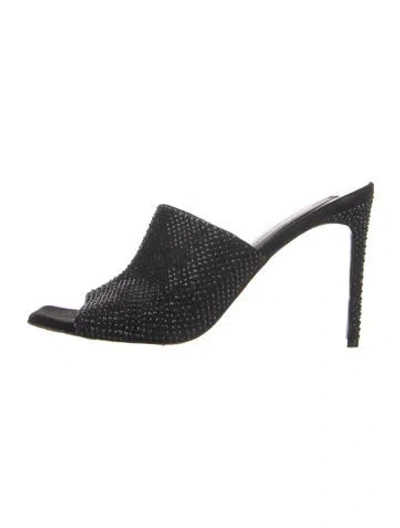 Pre-owned Marcell Von Berlin Suede Slides In Blue