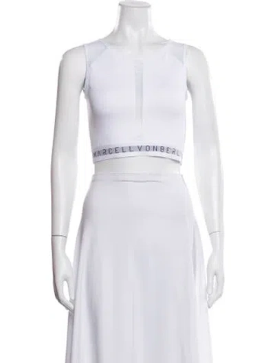 Pre-owned Marcell Von Berlin Top W/ Tags In White
