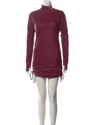 Pre-owned Marcell Von Berlin Turtleneck Mini Dress W/ Tags In Pink