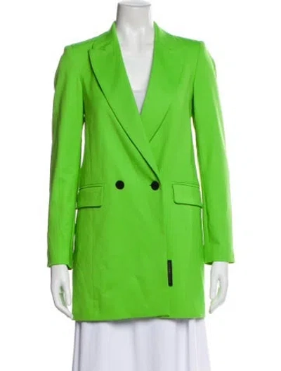 Pre-owned Marcell Von Berlin Virgin Wool Blazer In Green