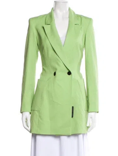 Pre-owned Marcell Von Berlin Virgin Wool Blazer In Green