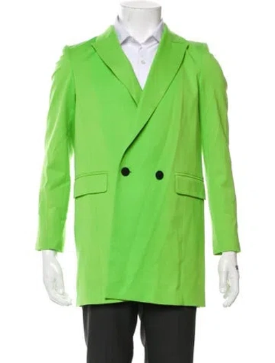 Pre-owned Marcell Von Berlin Virgin Wool Blazer In Green