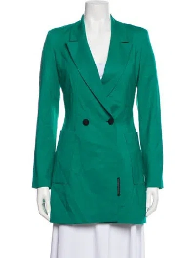 Pre-owned Marcell Von Berlin Virgin Wool Blazer In Green