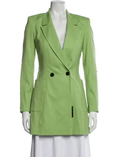 Pre-owned Marcell Von Berlin Virgin Wool Blazer In Green
