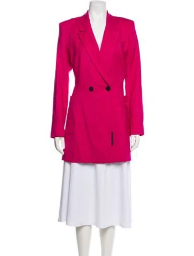 Pre-owned Marcell Von Berlin Virgin Wool Blazer In Pink